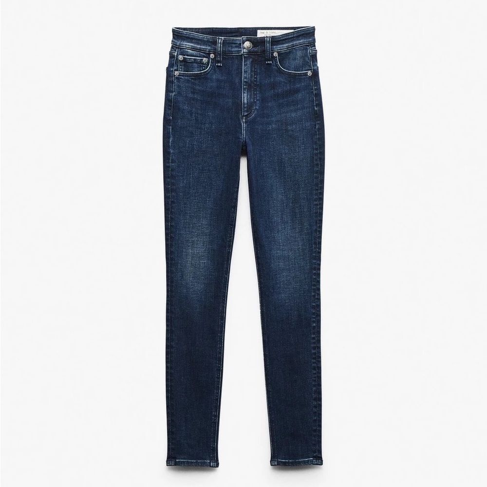 rag & bone Nina. Dark Blue Skinny Jeans